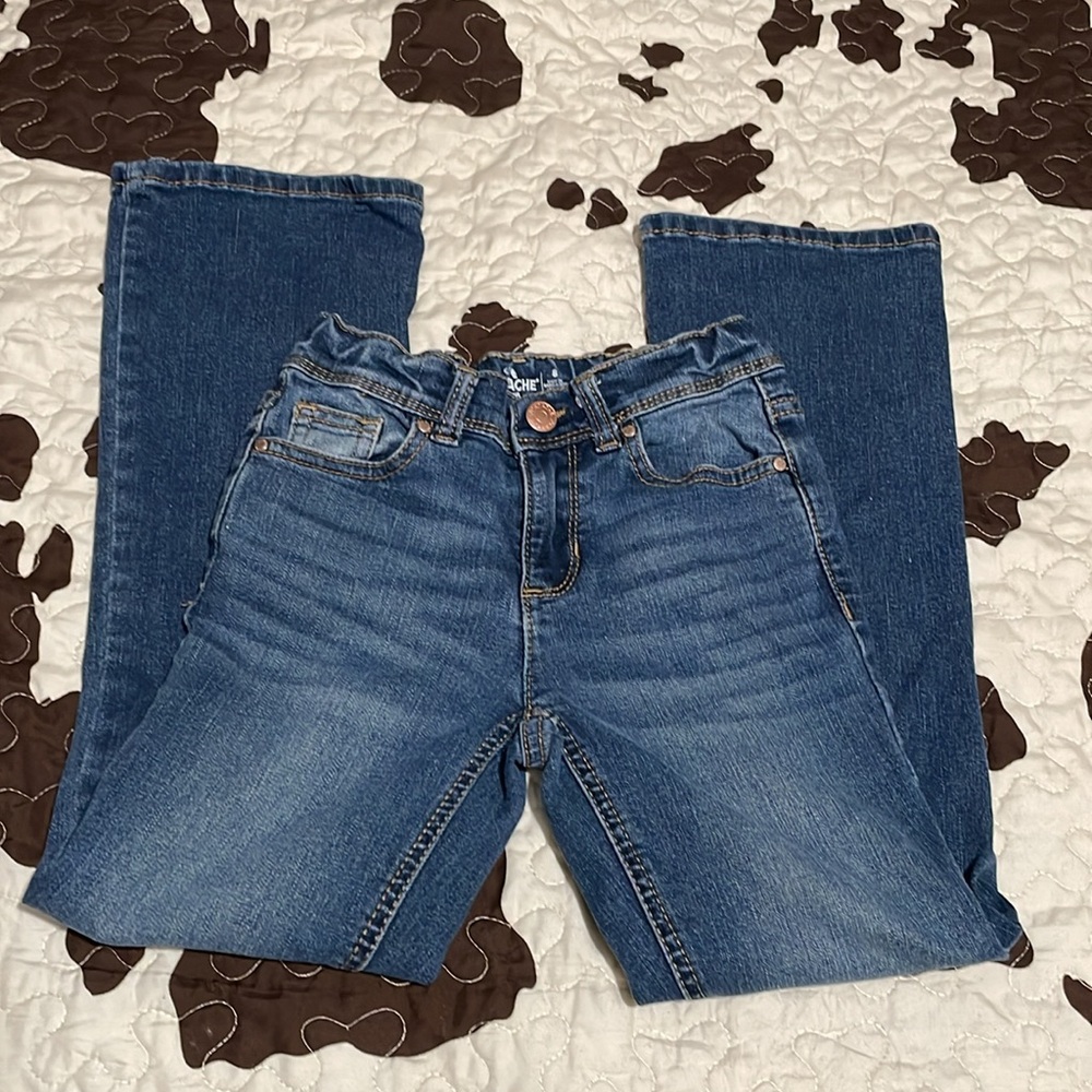Jordache boot cut girls size 8 jeans - Picture 2 of 4
